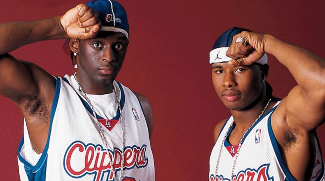 Darius Miles (L) currently plays for the Memphis Grizzlies. I'll let the picture speak for itself.